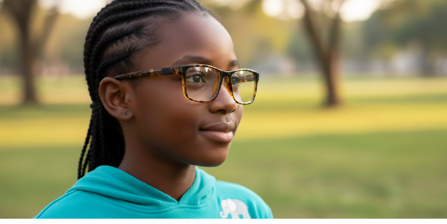Full Rim Rectangle Magneto Premium Kids Eyeglasses
