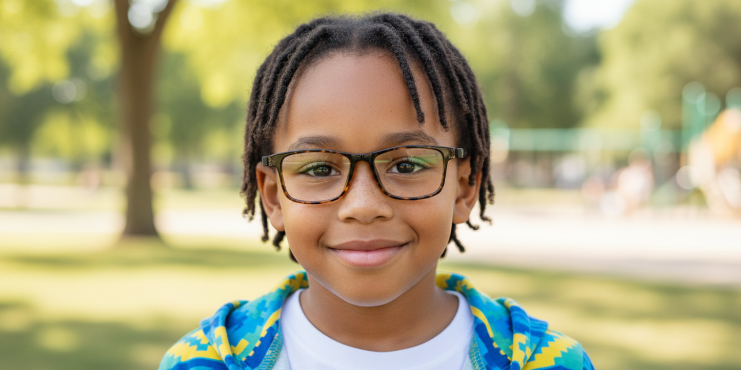 Full Rim Rectangle Magneto Premium Kids Eyeglasses