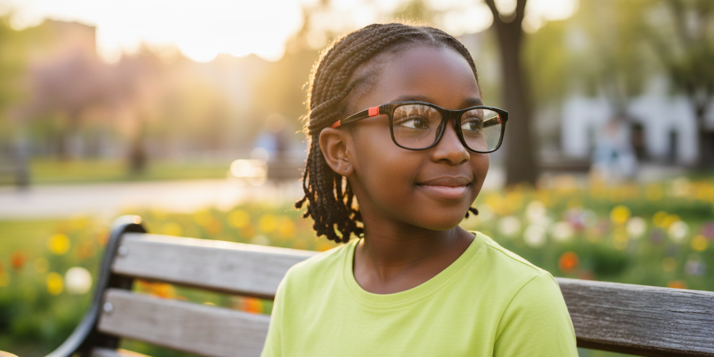 Full Rim Rectangle Magneto Premium Kids Eyeglasses