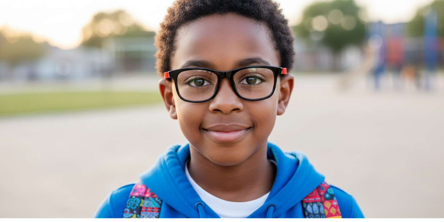 Full Rim Rectangle Magneto Premium Kids Eyeglasses