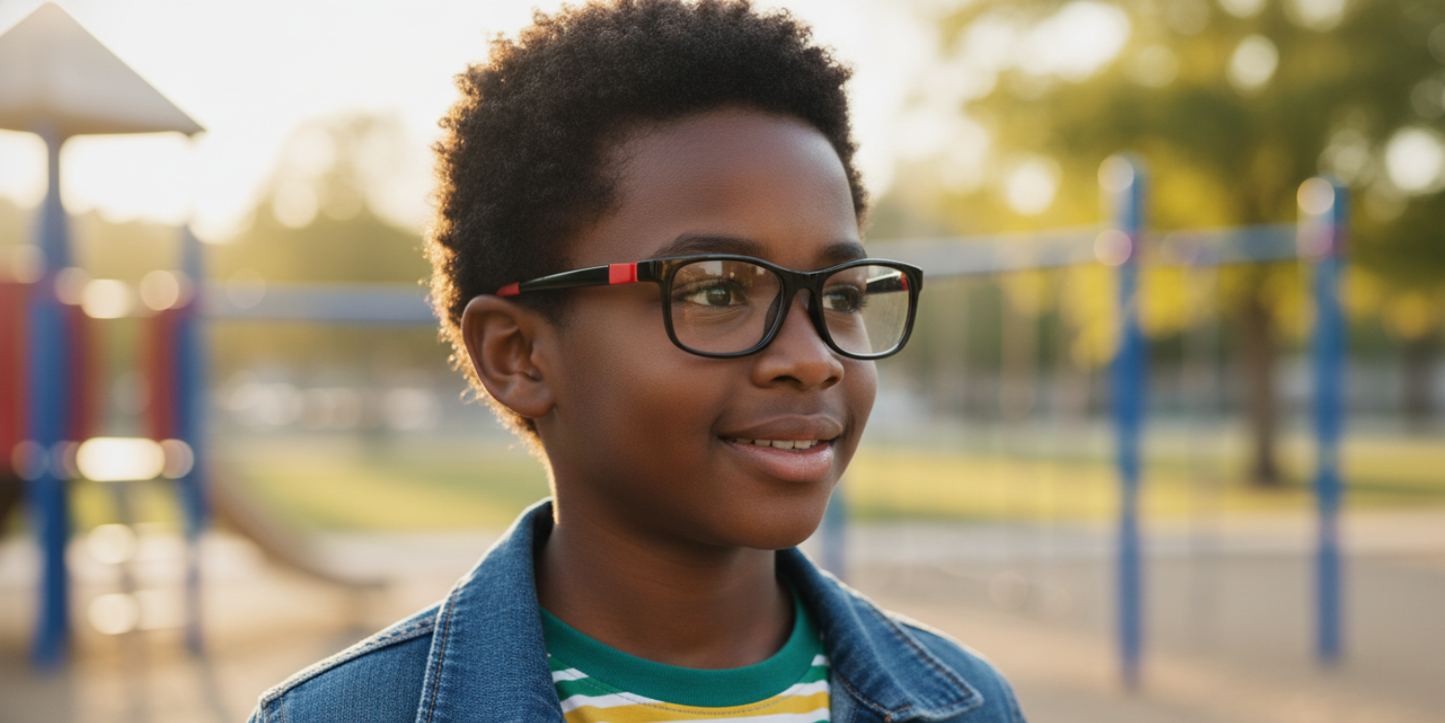 Full Rim Rectangle Magneto Premium Kids Eyeglasses