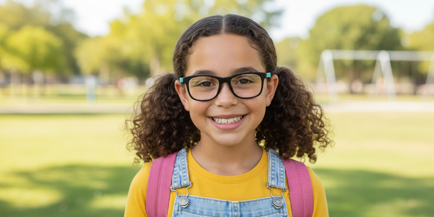 Full Rim Rectangle Magneto Premium Kids Eyeglasses