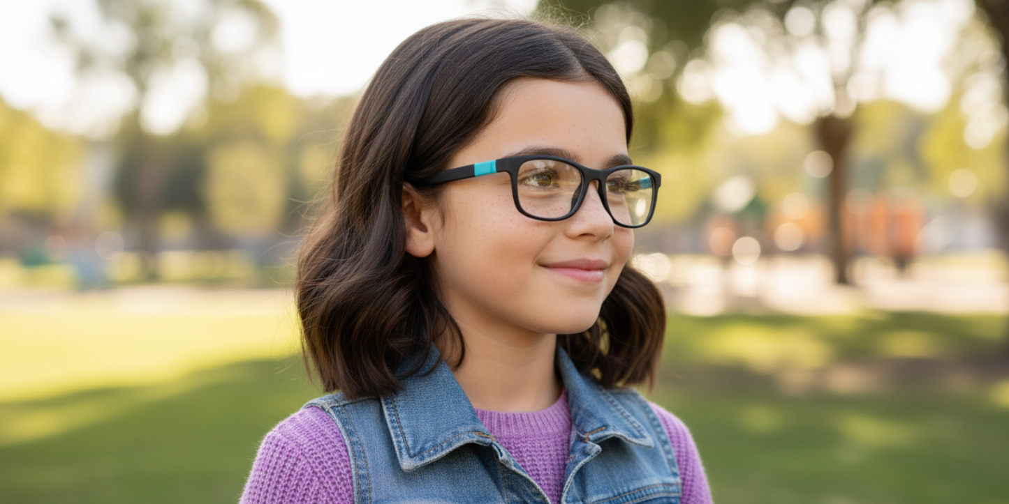 Full Rim Rectangle Magneto Premium Kids Eyeglasses
