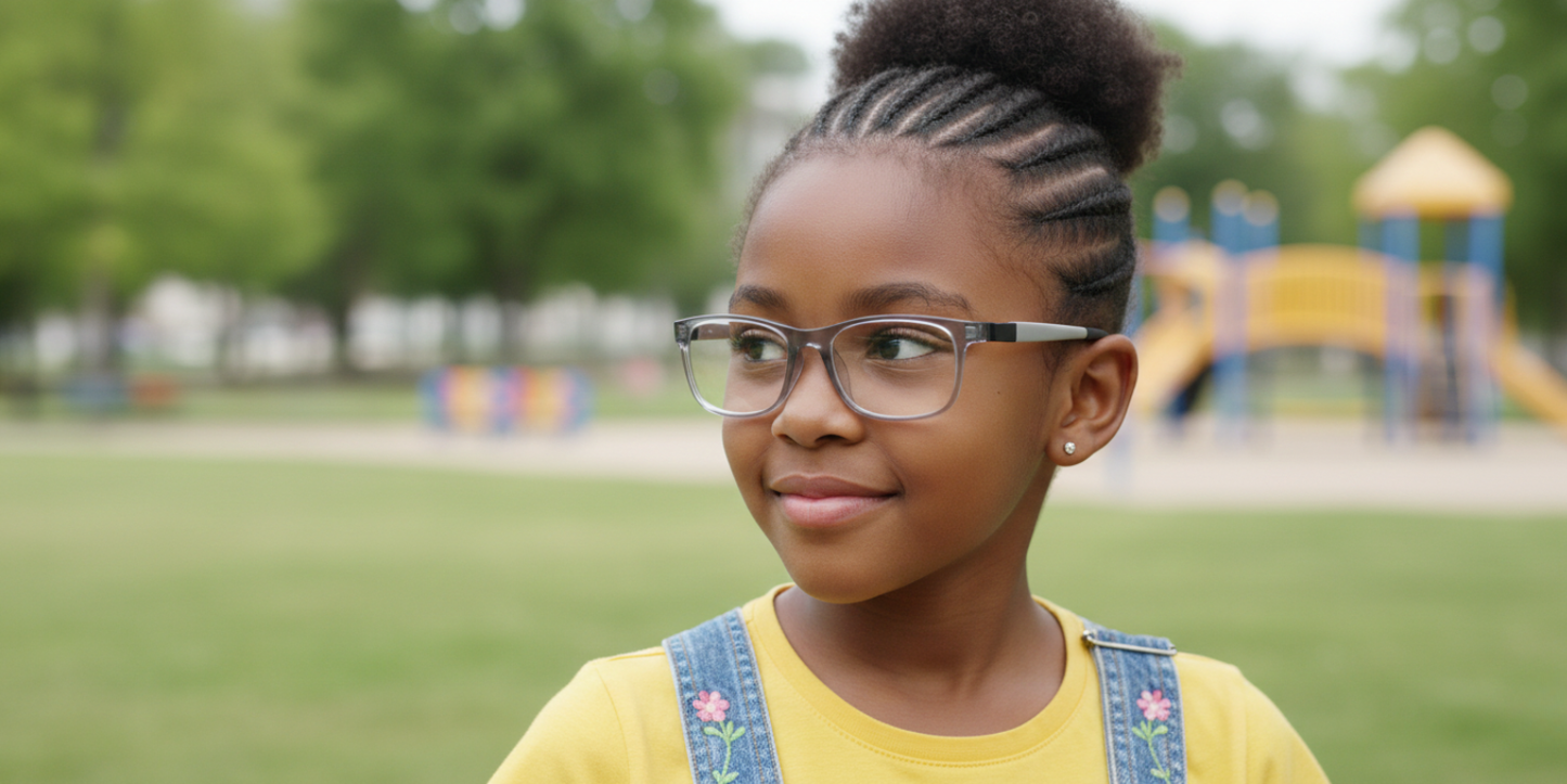 Full Rim Rectangle Magneto Premium Kids Eyeglasses