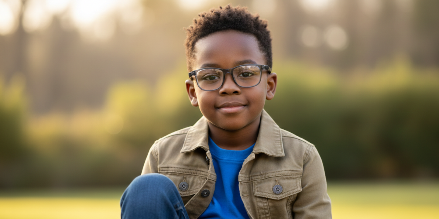Full Rim Rectangle Magneto Premium Kids Eyeglasses