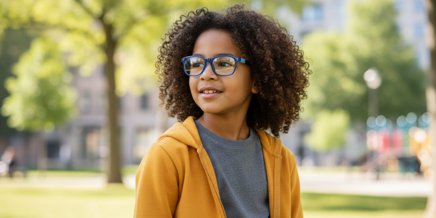 Full Rim Rectangle Magneto Premium Kids Eyeglasses
