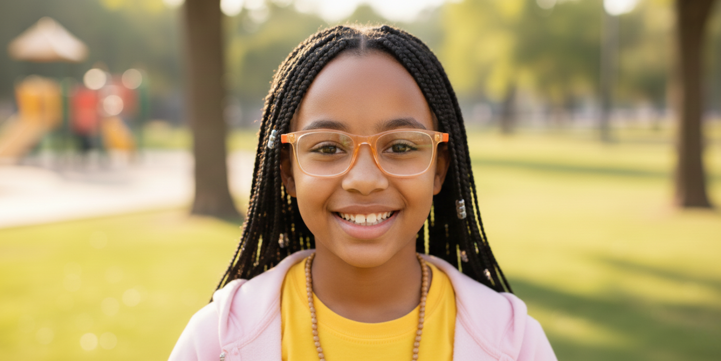 Full Rim Rectangle Magneto Premium Kids Eyeglasses