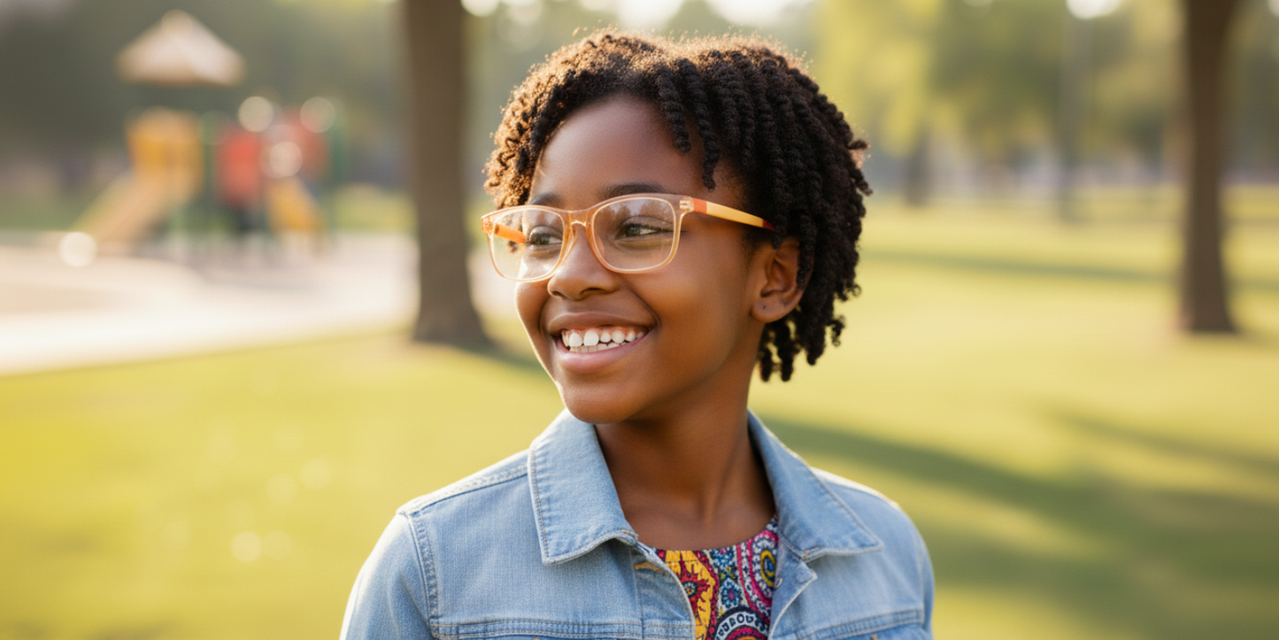 Full Rim Rectangle Magneto Premium Kids Eyeglasses