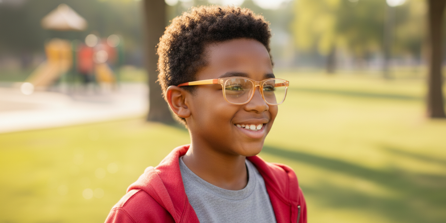 Full Rim Rectangle Magneto Premium Kids Eyeglasses