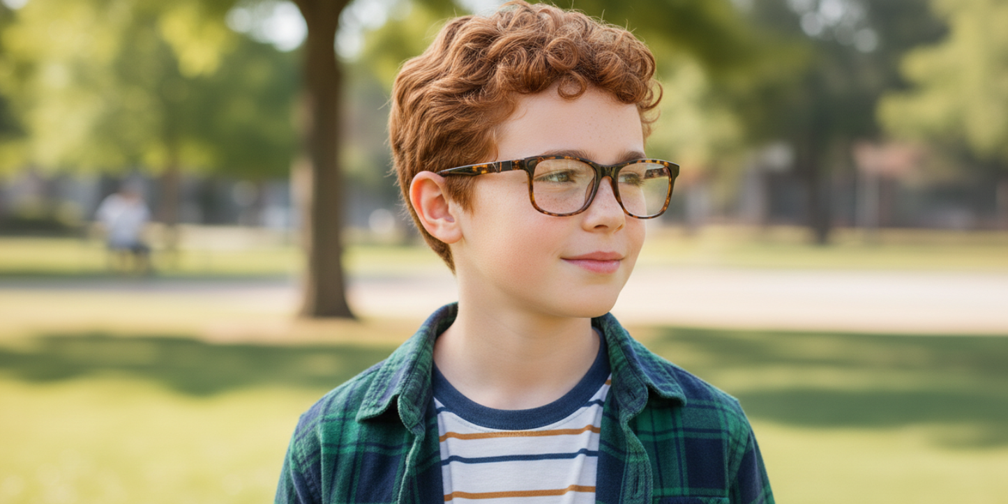 Full Rim Rectangle Magneto Premium Kids Eyeglasses