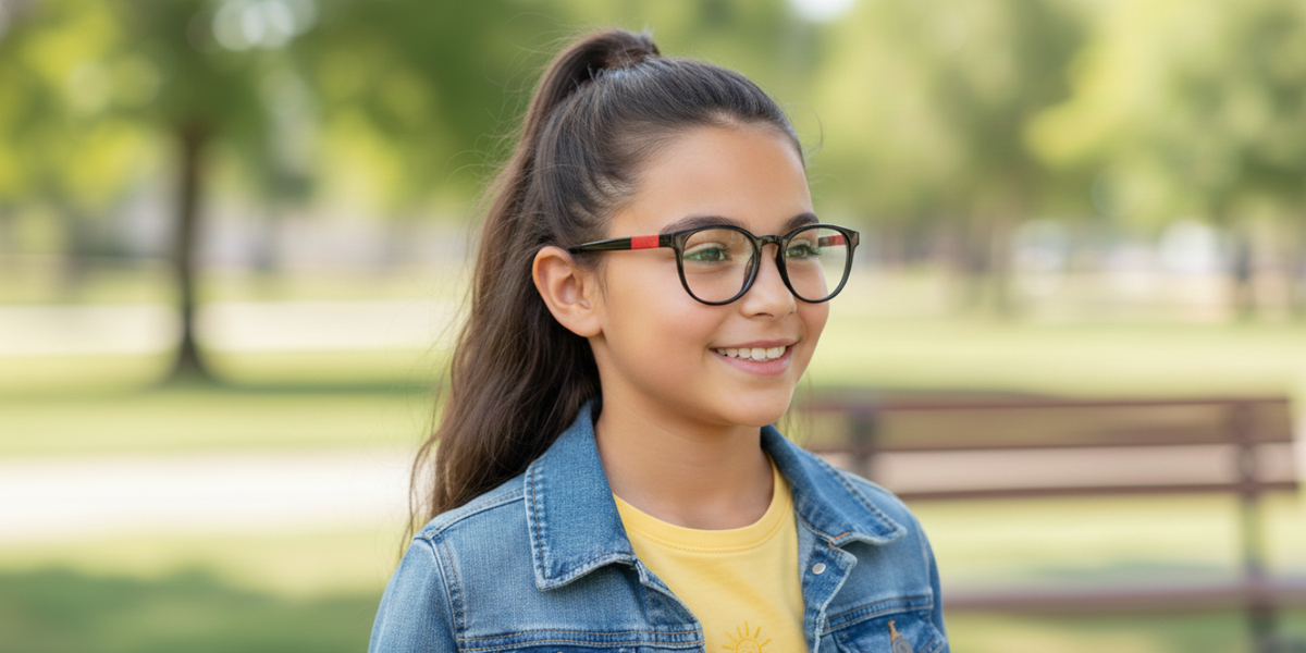 Full Rim Round Magneto Premium Kids Eyeglasses