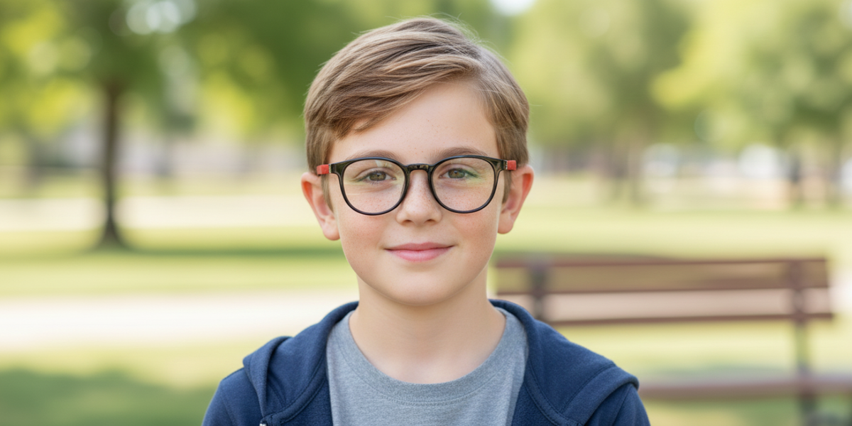 Full Rim Round Magneto Premium Kids Eyeglasses