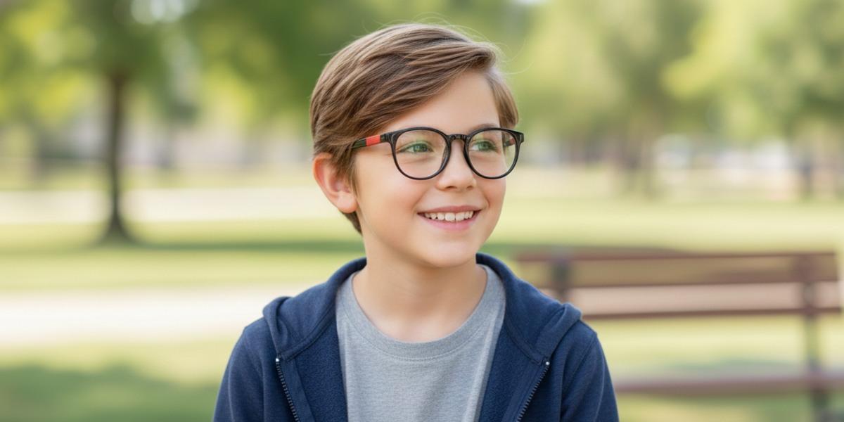 Full Rim Round Magneto Premium Kids Eyeglasses