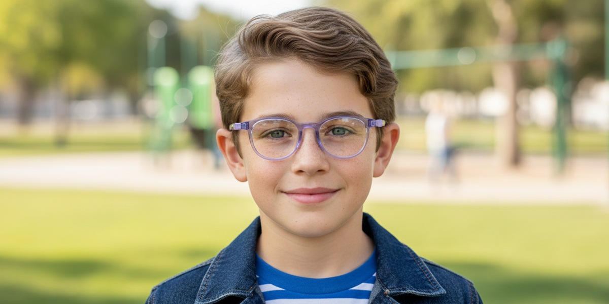 Full Rim Round Magneto Premium Kids Eyeglasses