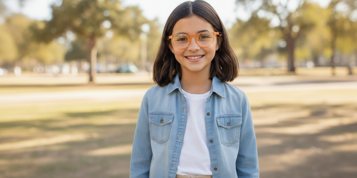Full Rim Round Magneto Premium Kids Eyeglasses