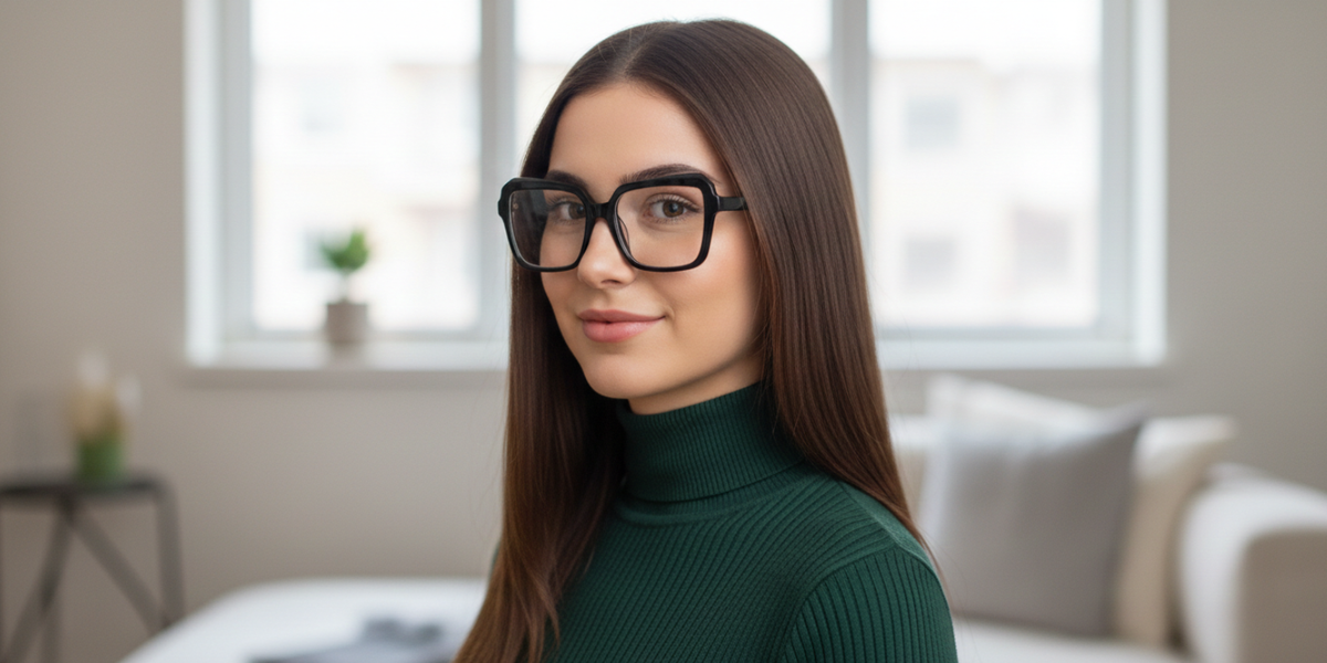 Full Rim Rectangle Classic Eyeglasses