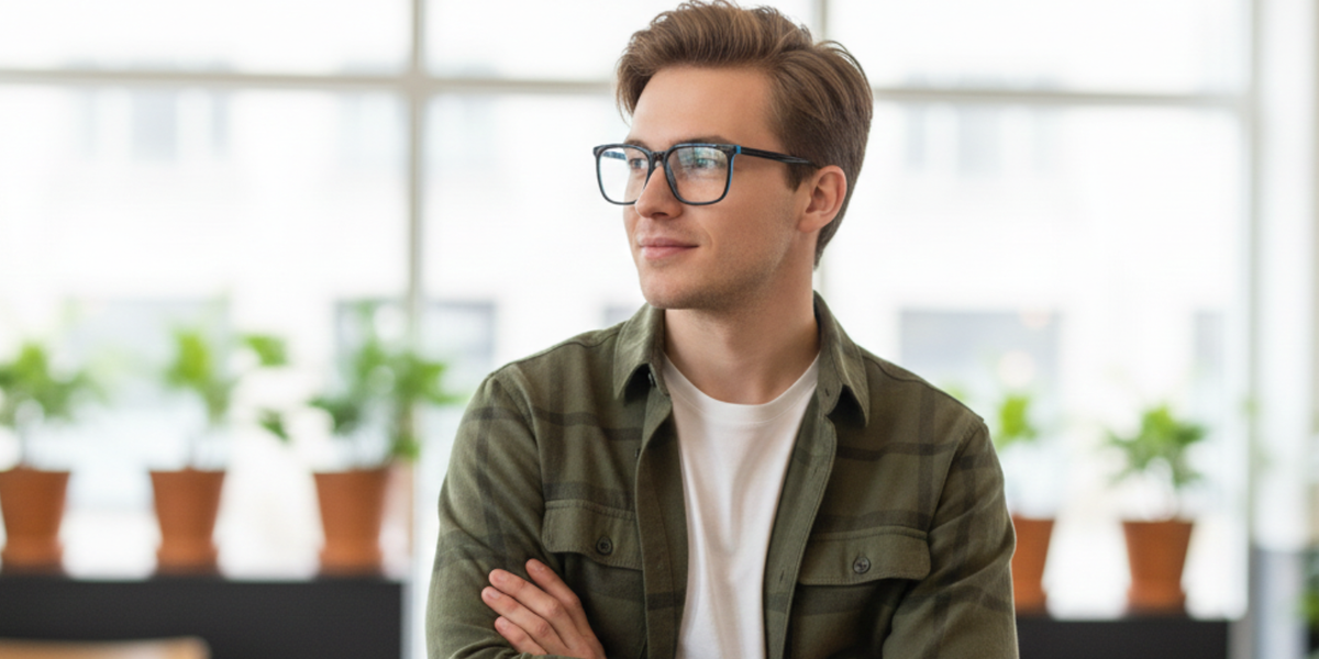Full Rim Rectangle Classic Eyeglasses