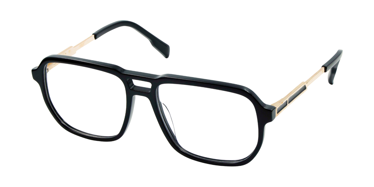 Full Rim Double Bridge Square Classic Eyeglasses