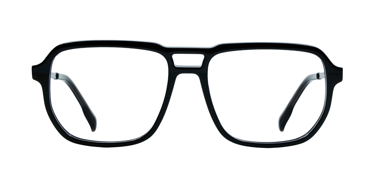 Full Rim Double Bridge Square Classic Eyeglasses