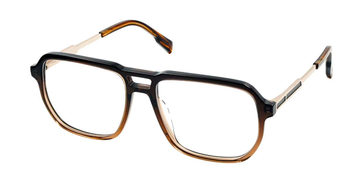 Full Rim Double Bridge Square Classic Eyeglasses