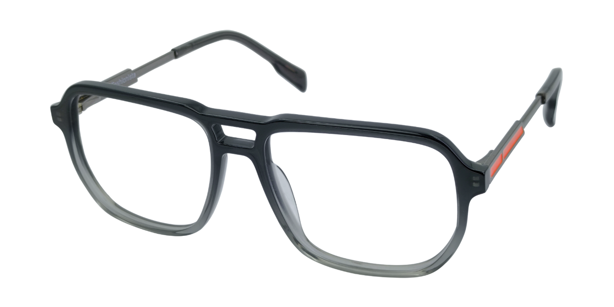 Full Rim Double Bridge Square Classic Eyeglasses