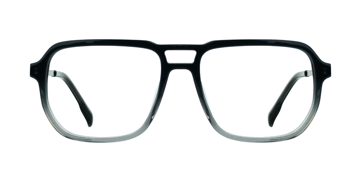 Full Rim Double Bridge Square Classic Eyeglasses