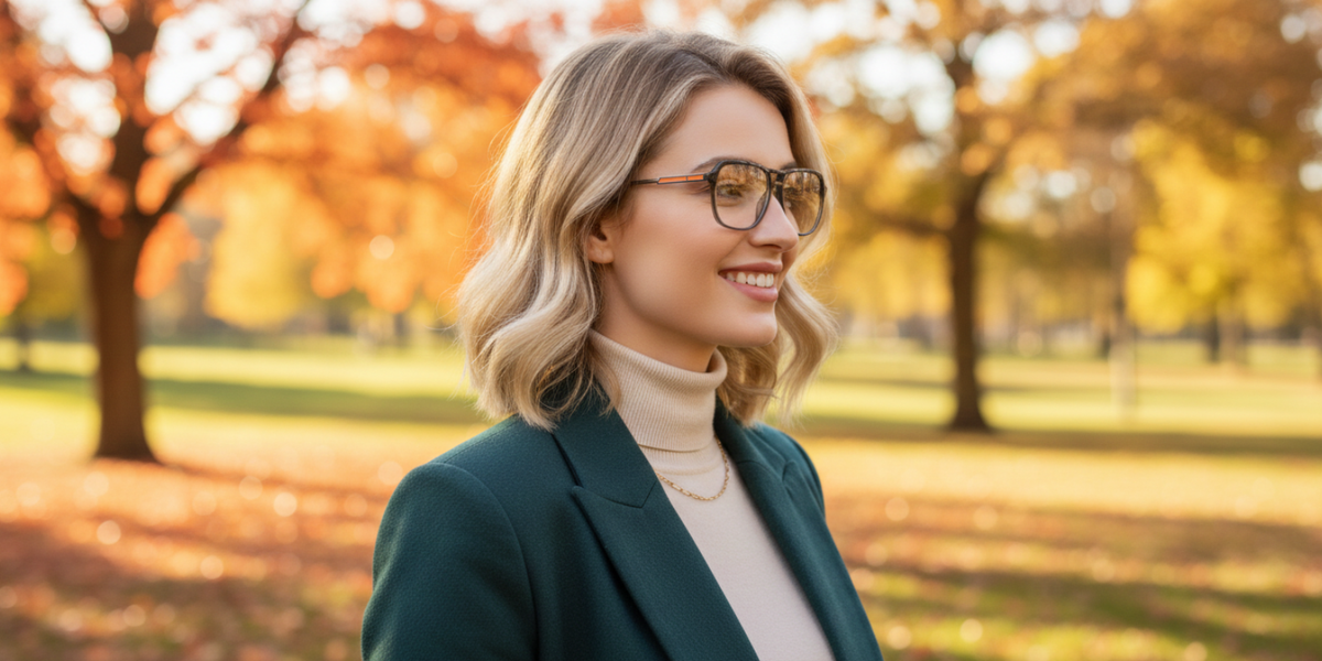 Full Rim Double Bridge Square Classic Eyeglasses