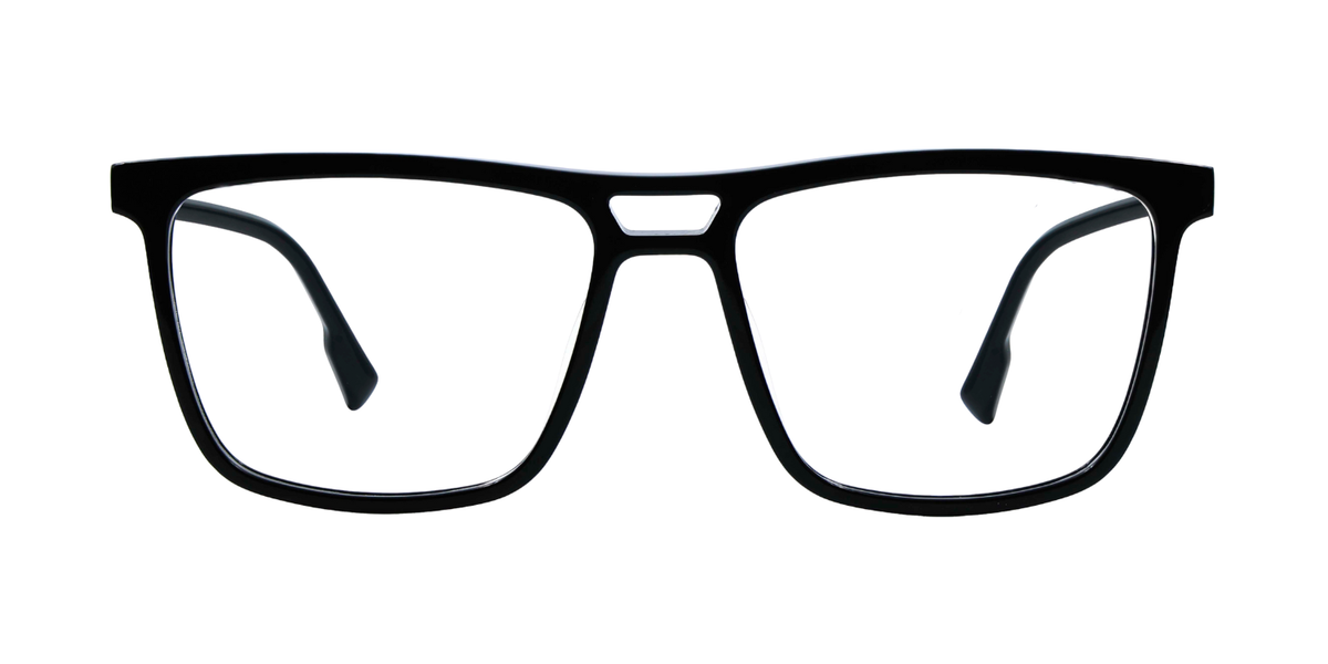 Full Rim Double Bridge Square Classic Eyeglasses