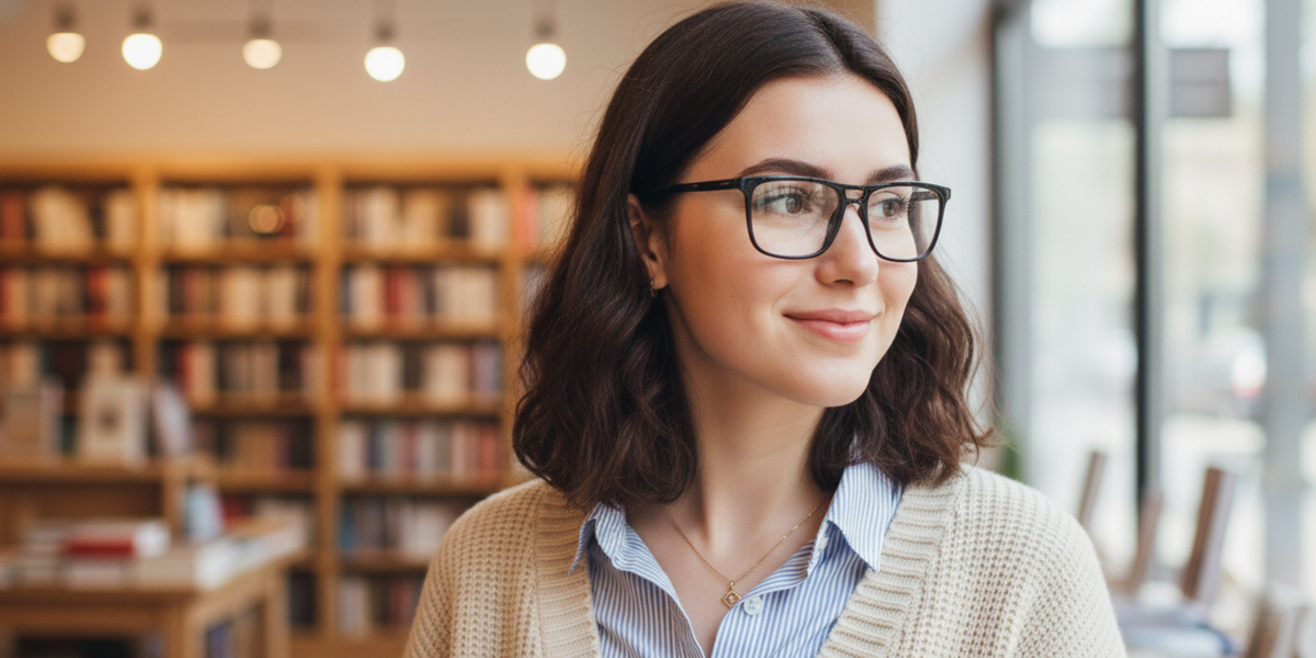 Full Rim Double Bridge Square Classic Eyeglasses