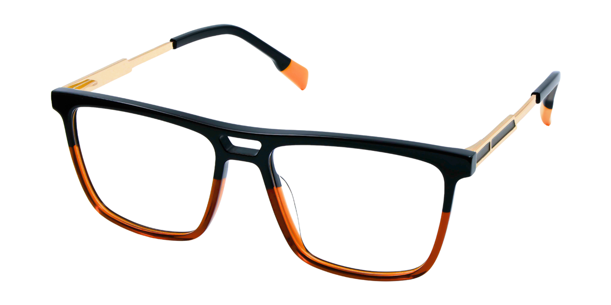 Full Rim Double Bridge Square Classic Eyeglasses