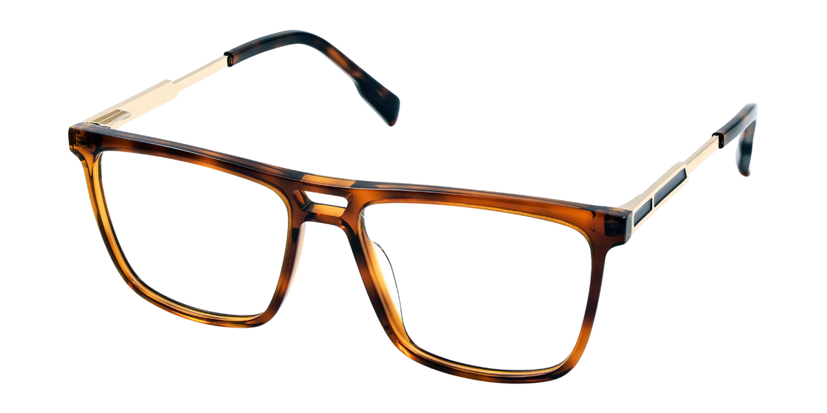 Full Rim Double Bridge Square Classic Eyeglasses