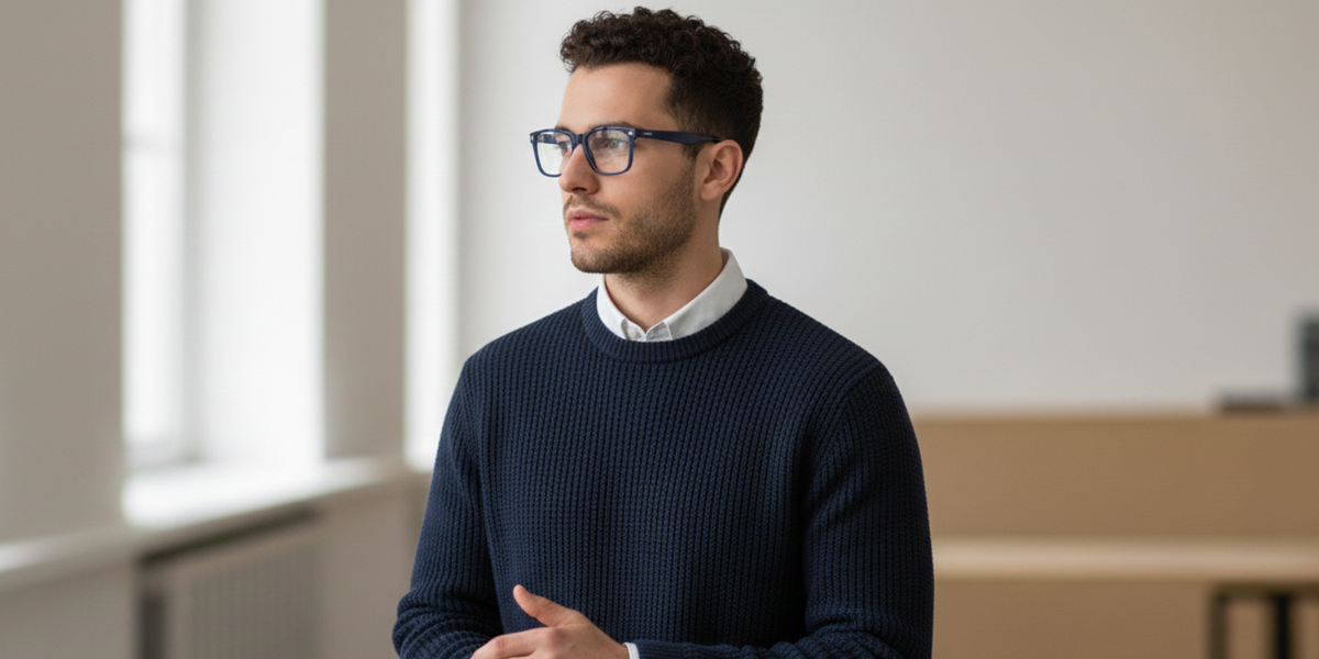 Full Rim Square Classic Eyeglasses