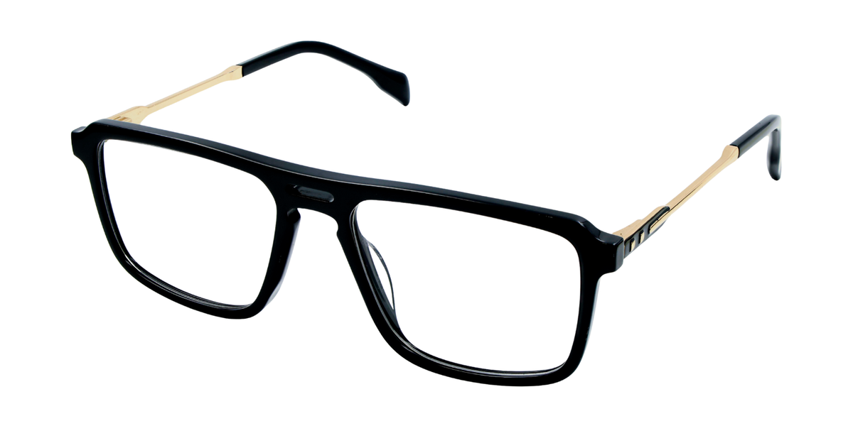 Full Rim Double Bridge Rectangle Classic Eyeglasses
