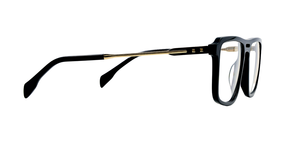 Full Rim Double Bridge Rectangle Classic Eyeglasses