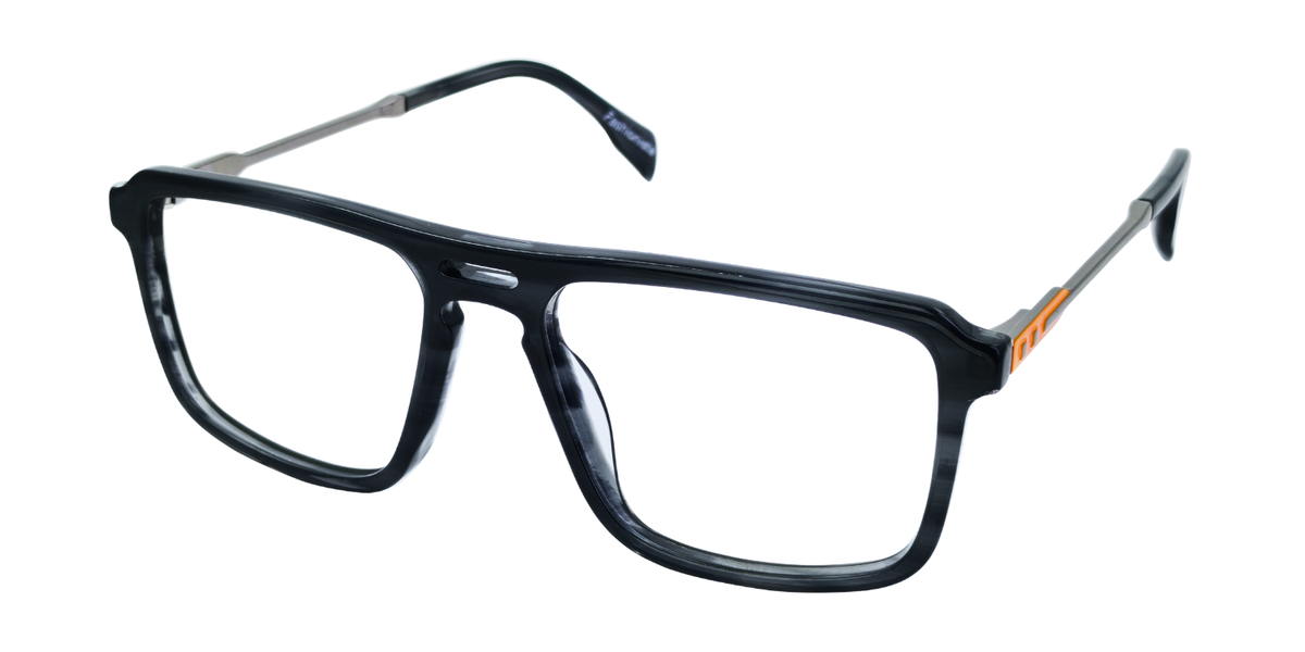 Full Rim Double Bridge Rectangle Classic Eyeglasses