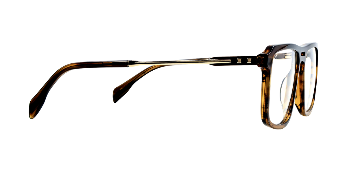 Full Rim Double Bridge Rectangle Classic Eyeglasses