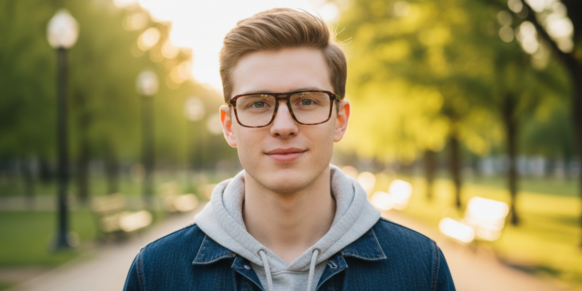 Full Rim Double Bridge Rectangle Classic Eyeglasses