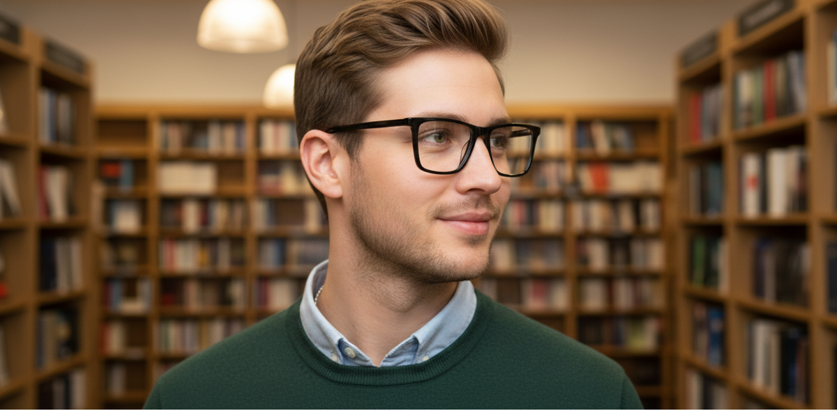 Full Rim Rectangle Classic Eyeglasses