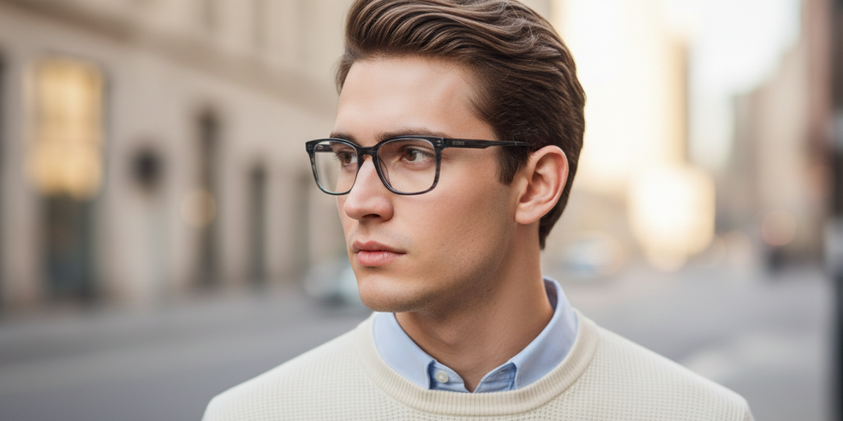 Full Rim Rectangle Classic Eyeglasses