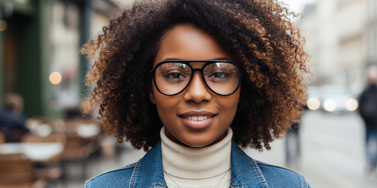 Full Rim Double Bridge Aviator Classic Eyeglasses