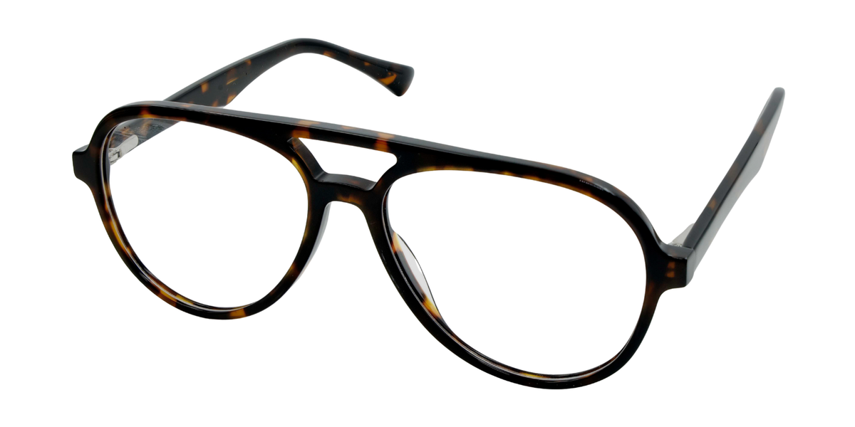 Full Rim Double Bridge Aviator Classic Eyeglasses