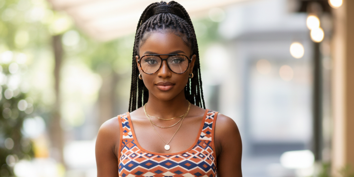 Full Rim Double Bridge Aviator Classic Eyeglasses