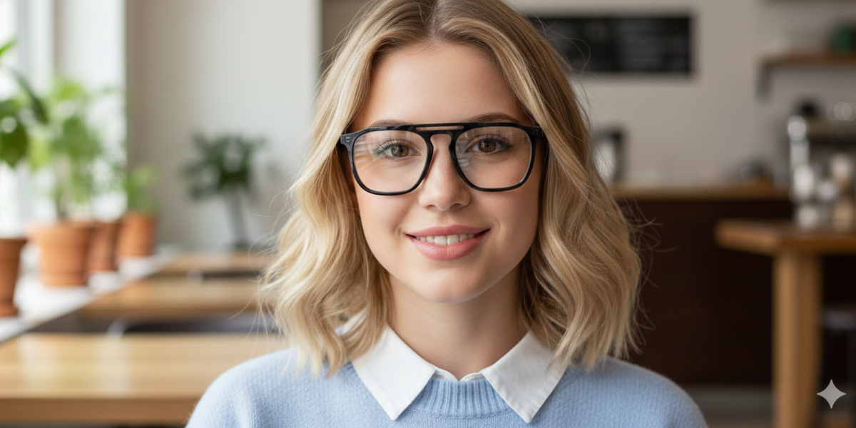 Full Rim Square Aviator Classic Eyeglasses