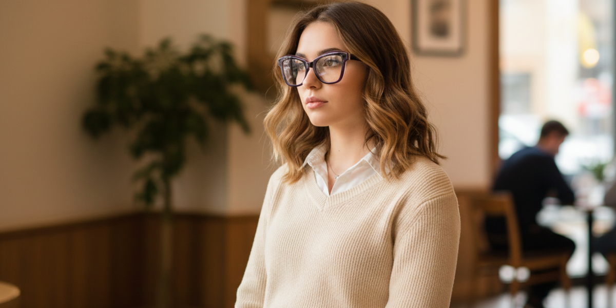 Full Rim Cat Eye Classic Eyeglasses