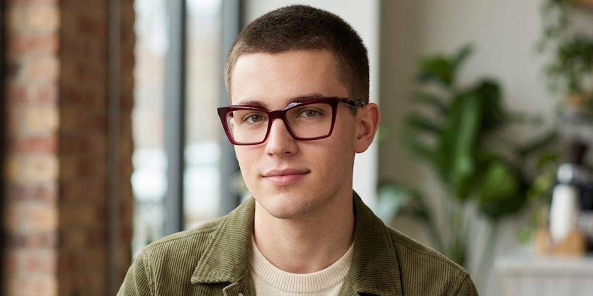 Full Rim Rectangle Premium Eyeglasses