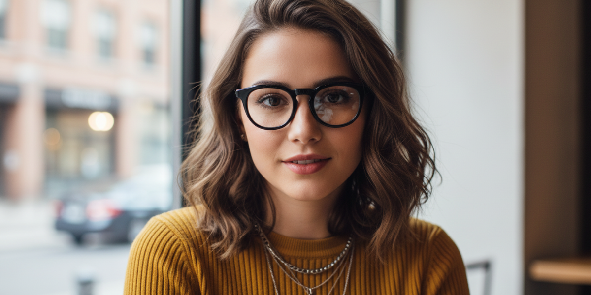 Full Rim Round Premium Eyeglasses