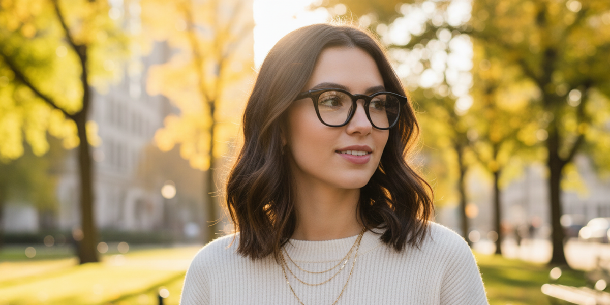 Full Rim Round Premium Eyeglasses