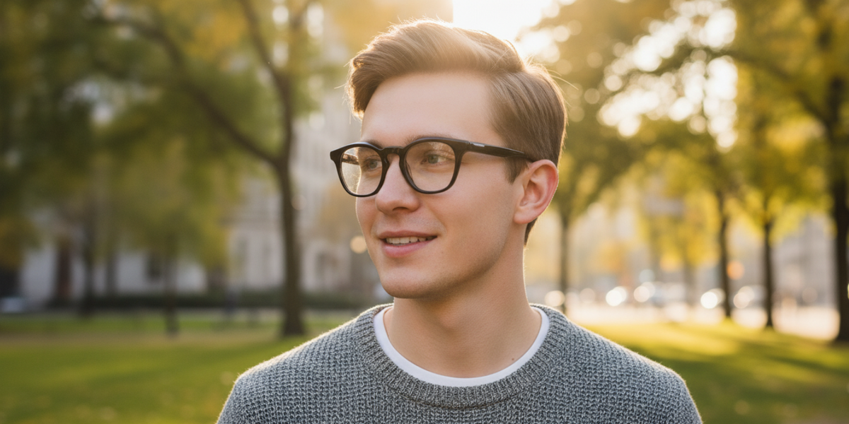 Full Rim Round Premium Eyeglasses