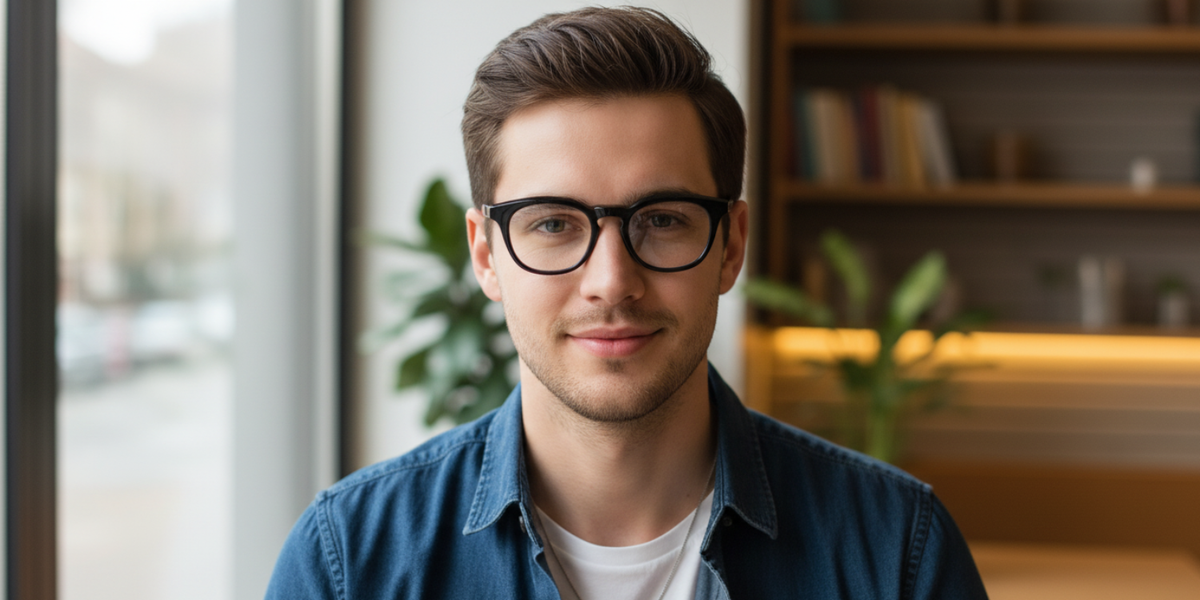 Full Rim Round Premium Eyeglasses