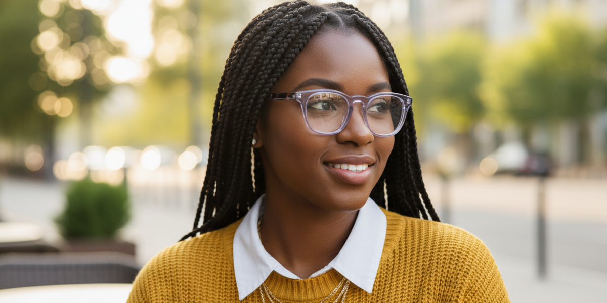 Full Rim Round Premium Eyeglasses